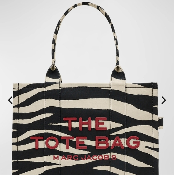 New!!! Marc Jacobs Large Zebra Print Tote with Red Accents. Firm Price. - Picture 2 of 9